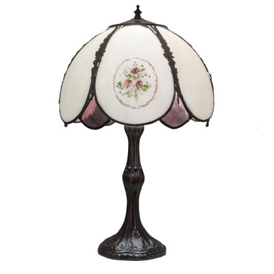 22" High Rose Bouquet Table Lamp
