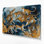 «Big Cats Small Wild Cats», art mural sur toile brune
