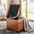 Maiden Faux Leather Ottoman-132964933