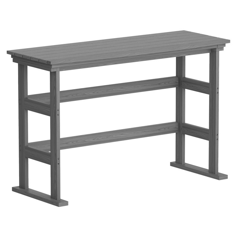 2-Person Hdpe Patio Bar Dining Table