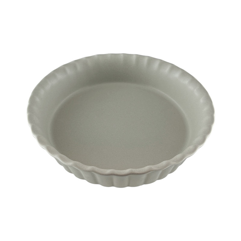 Plat à pâtisserie rond Canvas Home Lafayette, Gris
