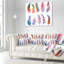 Coussin Rainbow Feathers