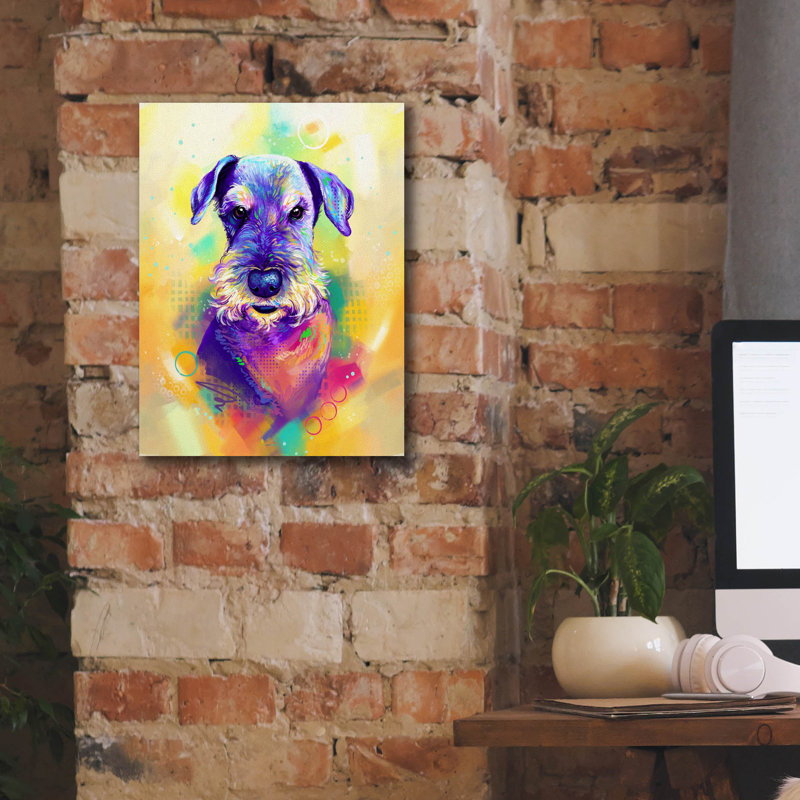 «Pop Art Schnauzer» par Furbaby Affiliates, H 16 po x l 12 po
