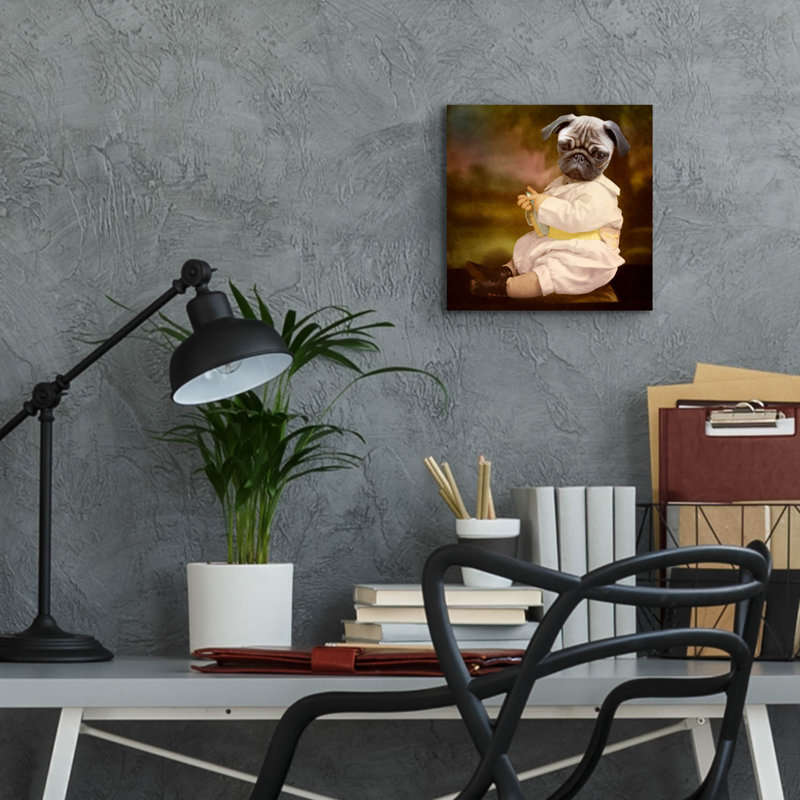 " Tommy Boy " by Martine Roch, 12" H x 12" W x 0.13" D