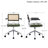 Ayris Mid-Century Modern Faux Leather Adjustable Swivel Task Chair with Rattan Back Wood Arms and Chrome Casters Base-923262778