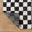 Block Pattern Shag Rug – Anthracite Dark Gray – Medium Pile, Durable & Easy To Maintain-1420581137