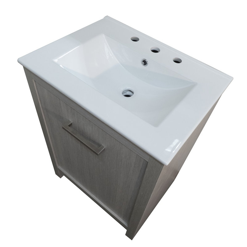 Meuble-lavabo de salle de bain simple 24 po Bedonia