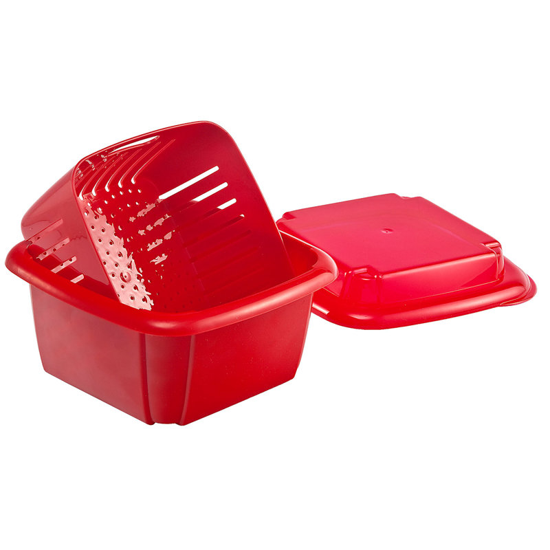 Ensemble de 2 contenants alimentaires Scheid, Rouge