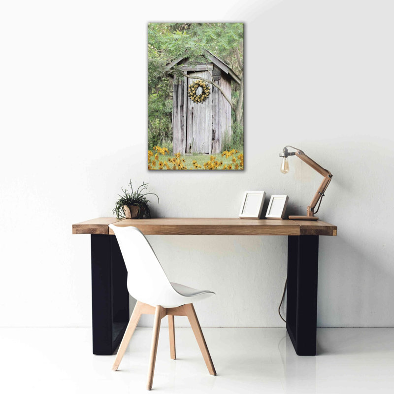 «Flower Power» par Lori Deiter, art mural sur toile, H 40 po x l 26 po x P 1,5 po