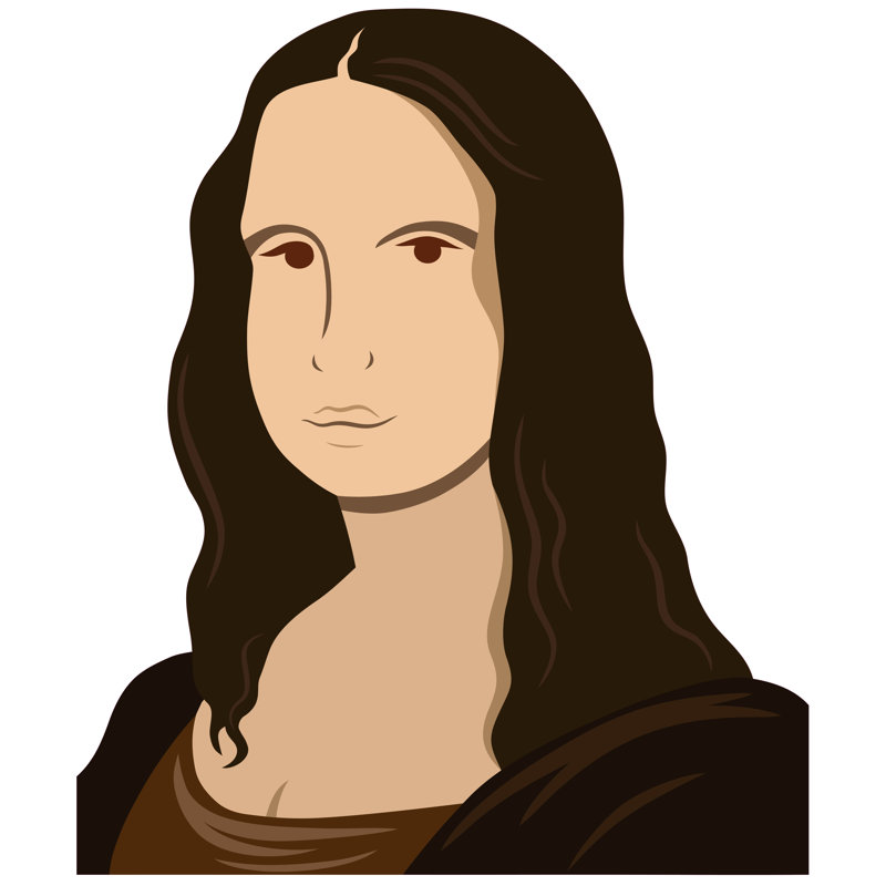Décalcomanie murale en vinyle Leonardo Da Vinci