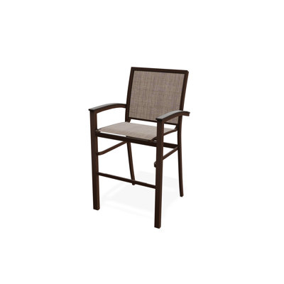 Chaise de café empilable en aluminium Bazza