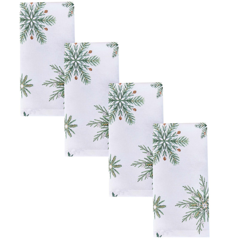  Holiday Snowfall Napkin Set Of 4