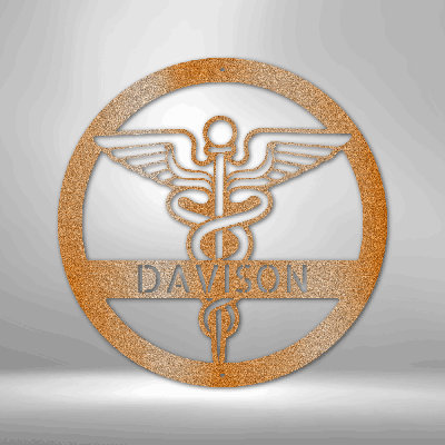 Monogramme d'infirmière personnalisé