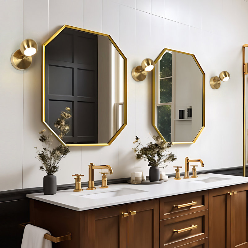 Bhagwan 1 - Light LED Dimmable Gold Armed Sconce