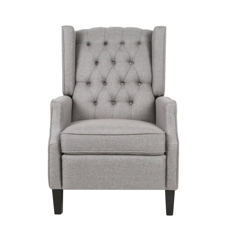 Morphis Recliner, Gray Fabric