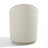 Upholstered Modern Light Sand Chenille Barrel Swivel Side Dining Chair (Set of 2)-1380230205