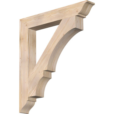 5 1/2"W x 40"D x 44"H Balboa Traditional Smooth Bracket, Douglas Fir