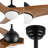 Clorice 52'' Ceiling Fan with LED Lights-469123303