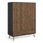 Levine 3 Door Manufactured Wood Wardrobe-914557813