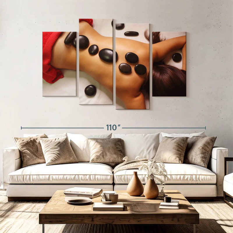 Kerrick Hot Stone Spa, 54" H x 84" W
