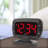 Digital Electric Alarm Tabletop Clock in Black