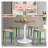 Alysoun Stackable Round Plastic Stool – Lightweight Backless Chair, Portable Extra Seating Dining Stool for Indoor, Patio, Garden, Poolside-1392463431