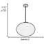 Luminaire suspendu sphère 3 lumières Seeger