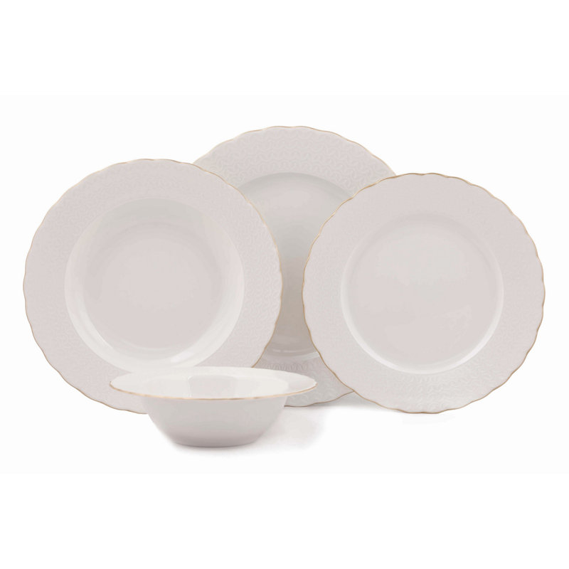 Service de table 24 pièces, service pour 6 Spoffo