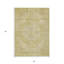 Tapis oriental lavable d'intérieur brun clair beige et beige 3 pi x 5 pi