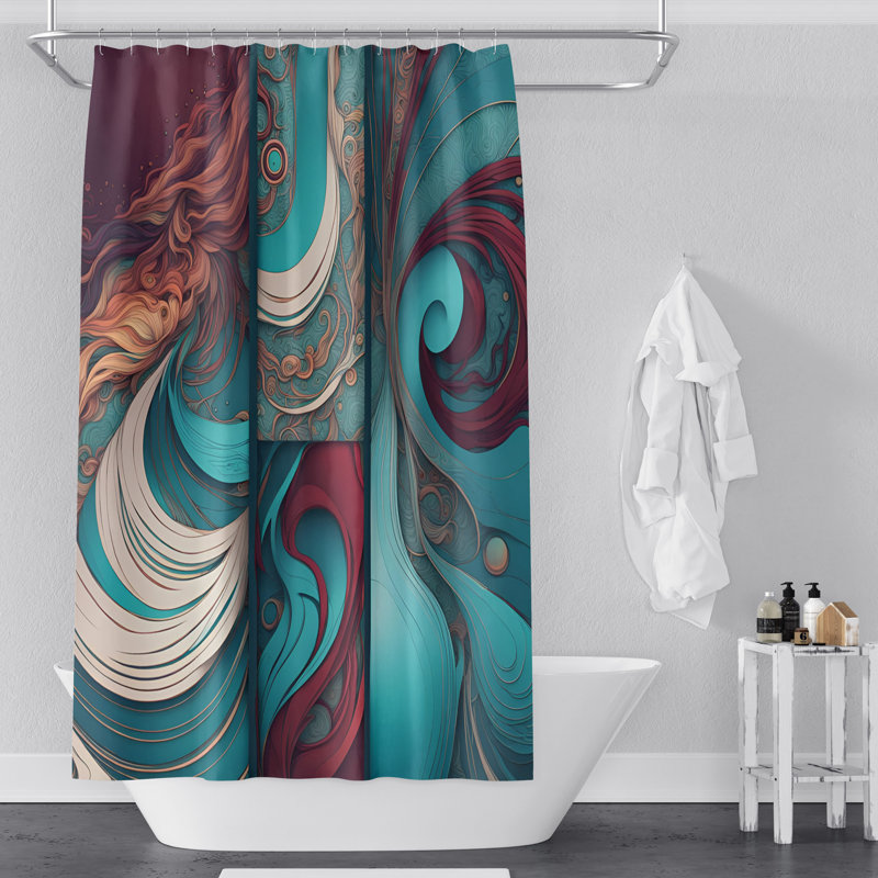 Rideau de douche Samarie, L 83 po x L 70 po