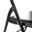 Chaise d'appoint noire Goudy