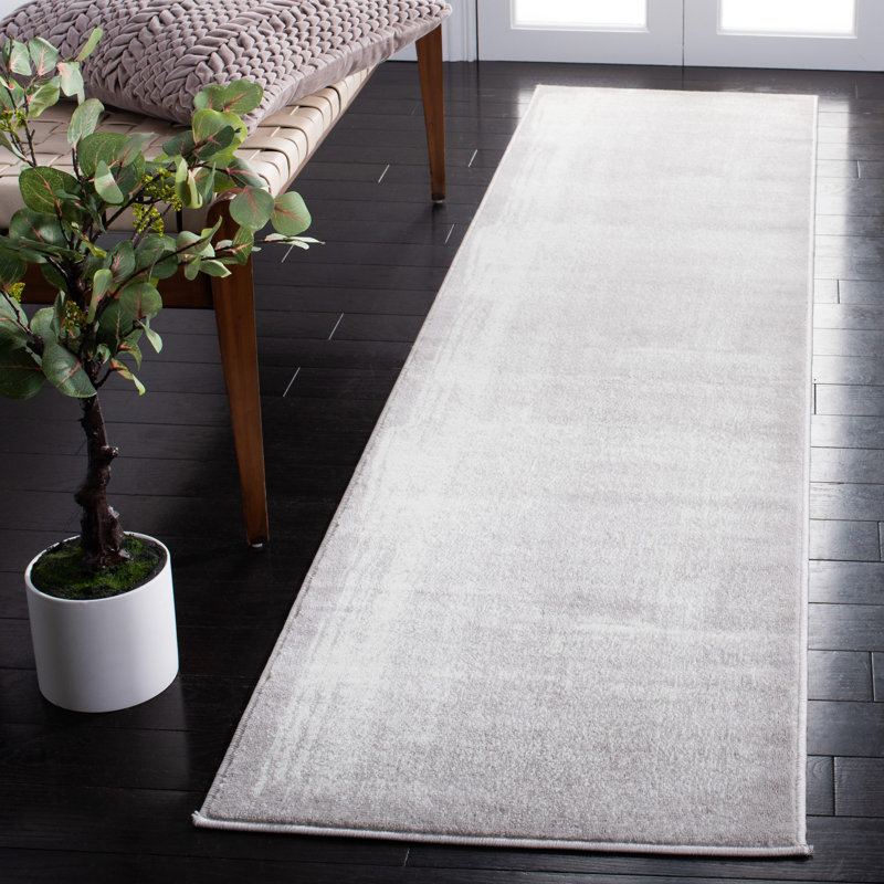 Tapis gris Madlen, Tapis de couloir 2 pi x 8 pi