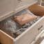 Commode 4 tiroirs, finition grise