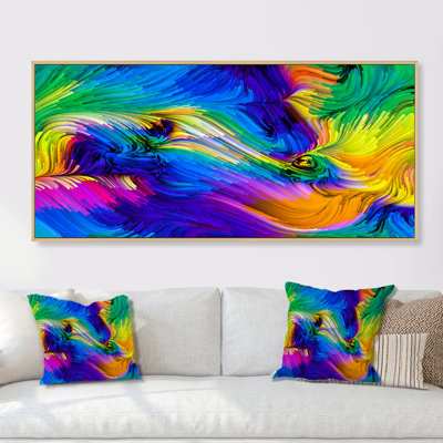Elegance of Liquid Color XIII - Graphic Art on Canvas