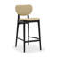 Stella Upholstered Bar Stool with Solid Wood Frame-1531671991