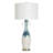 Ceramic Table Lamp - Ceramic Wave - White Shade
