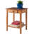 Solid Beech Wood Printer And End Table With Drawer And Lower Shelf, Classic Design For Home Or Office