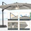 Parasol en porte-à-faux 120 po Lemay-355371612