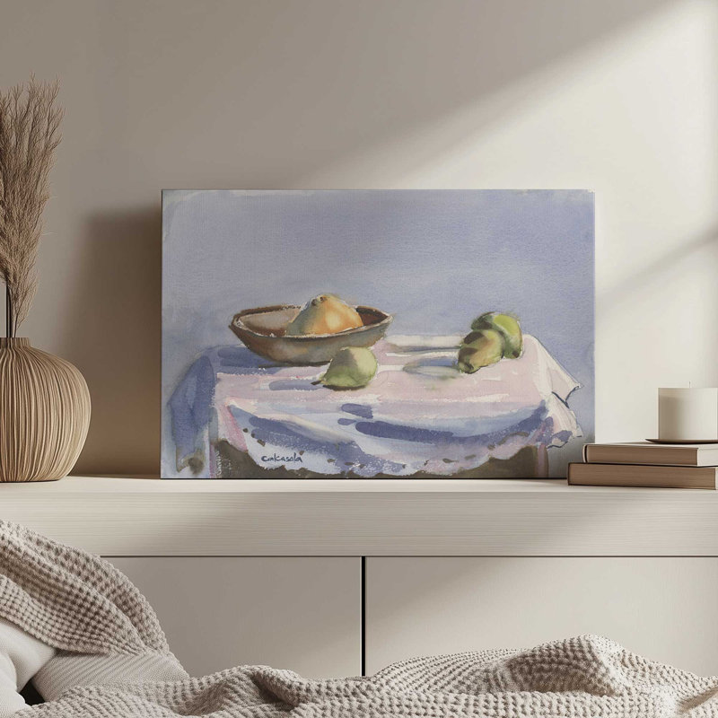 «Fruit Still Life» par Stephen Calcasola, reproduction d'art sur toile, H 30 po x l 40 po