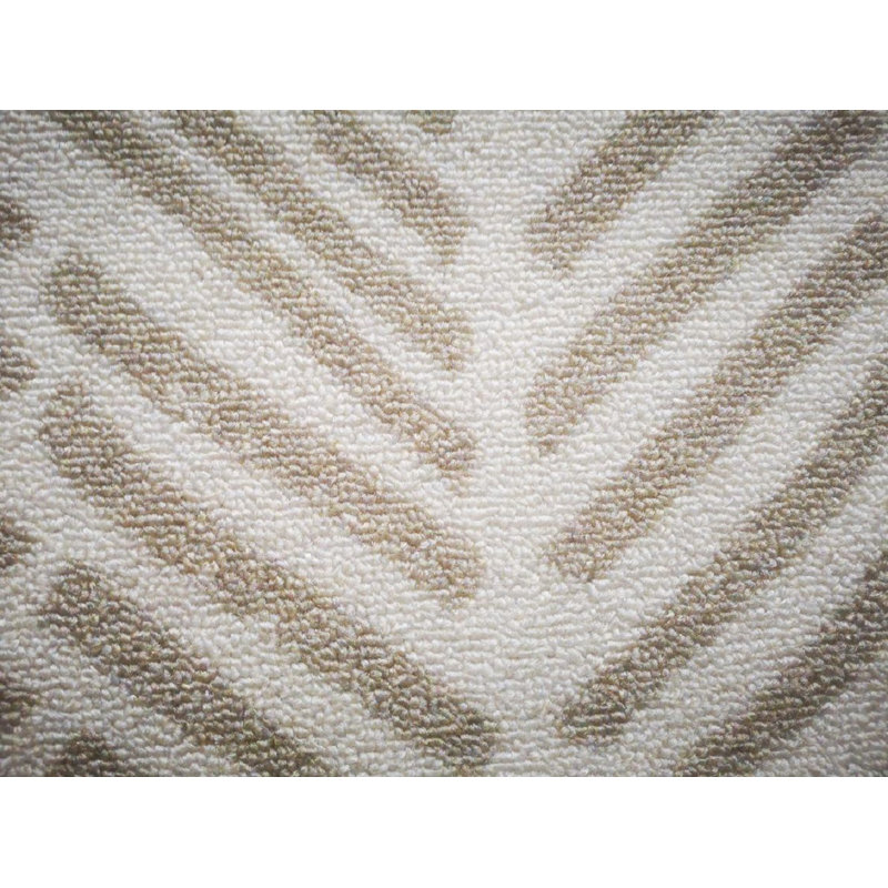 Tapis beige touffeté Aiyla, Rectangle de 2,5 pi x 6,5 pi
