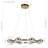 Milano 33-In Ring 8-Light Height Adjustable ETL Certified Integrated LED Circular Chandelier-75051166