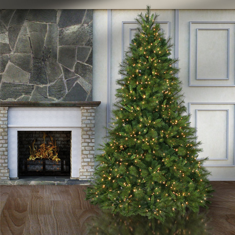 Sapin de Noël lumineux belge à DEL de 2,74 m (9 pi), 9' H