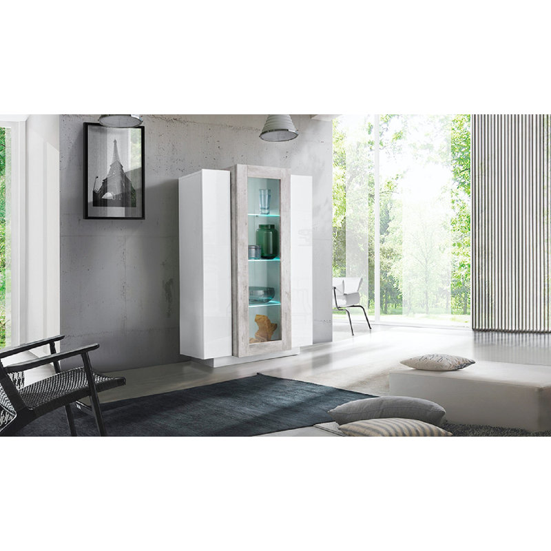 Nostrand 80cm Sideboard, White/Lavish White