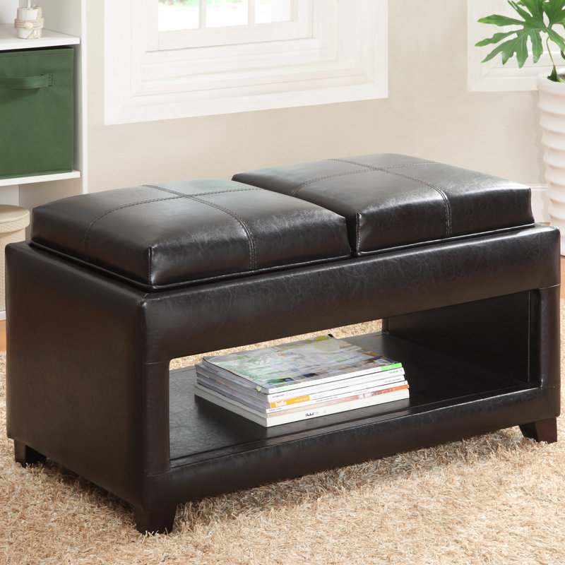 Solid Wood Rectangle Accent Chest