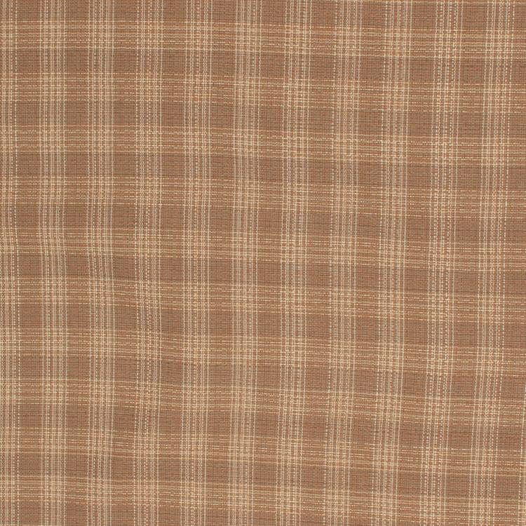 Suite Conroy Plaid Fabric, Pecan
