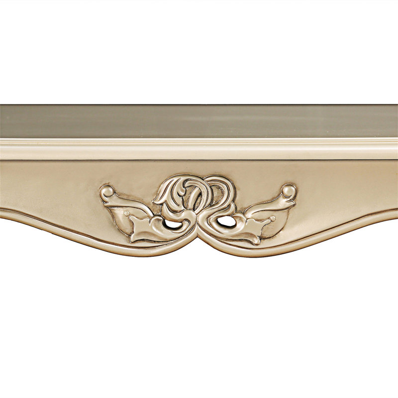 Table basse Traditional, H 20,5 po x L 53 po x l 30,5 po, Champagne