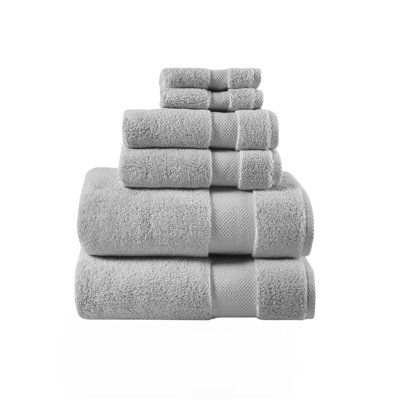 1000Gsm 100% Cotton 6 Piece Towel Set