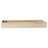 Wood Decor Brown Tray with Metal Stripe Set
