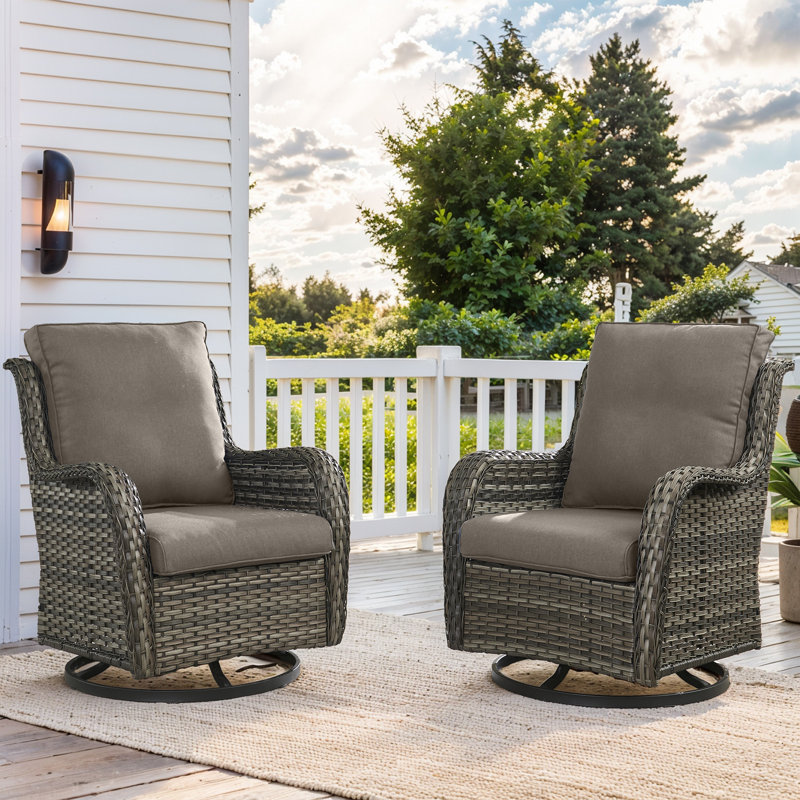 Ensemble de coussins et coussins  intérieur / extérieur résistant à l'eau - 25 po x 22 po x 4 po , 2, Gris