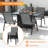 Space-Saving Outdoor Stackable Dining Armchairs-1940533364